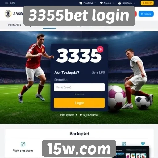 Acessibilidade do site 3355bet login para novos usuários